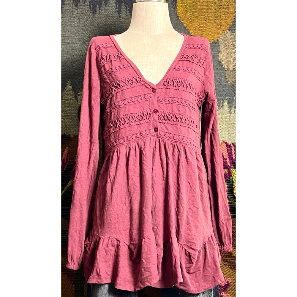 Anthropologie Babydoll Tunic M